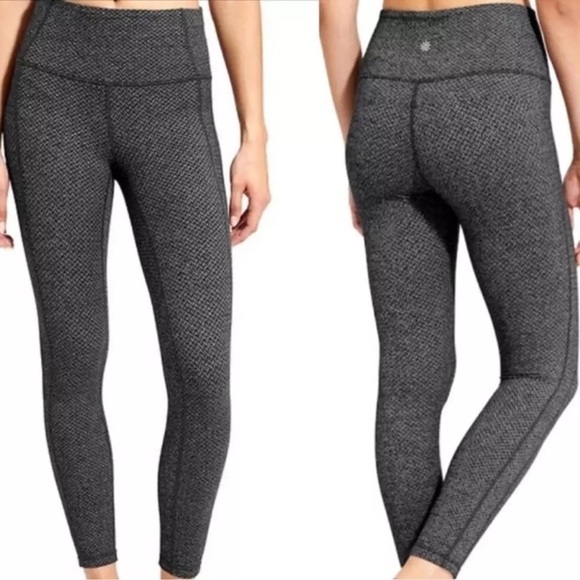 Athleta Criss Cross Power Up 7/8 Legging Small Workout Yoga Tights - Picture 1 of 10